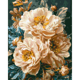 Картина по номерам "Нежные пионы" Origami LW3159-01 с красками металлик 40х50 см Картина по номерам "Нежные пионы" Origami LW3159-01 с красками металлик 40х50 см