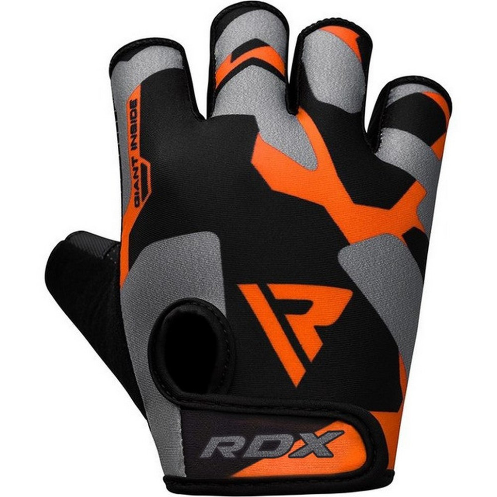 Рукавички для фітнесу F6 Sumblimation RDX Inc Limited WGS-F6O-L, Orange, L