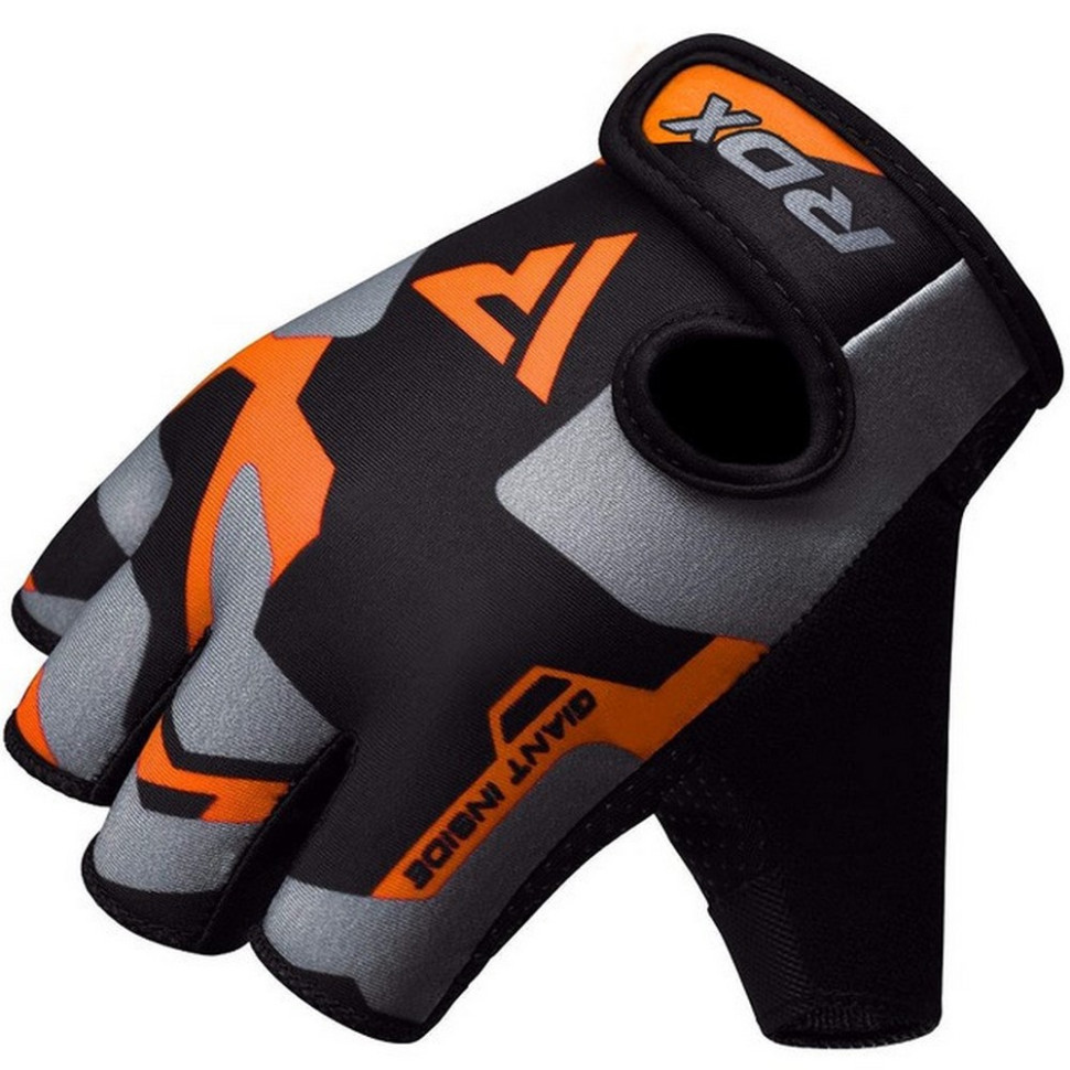 Рукавички для фітнесу F6 Sumblimation RDX Inc Limited WGS-F6O-L, Orange, L