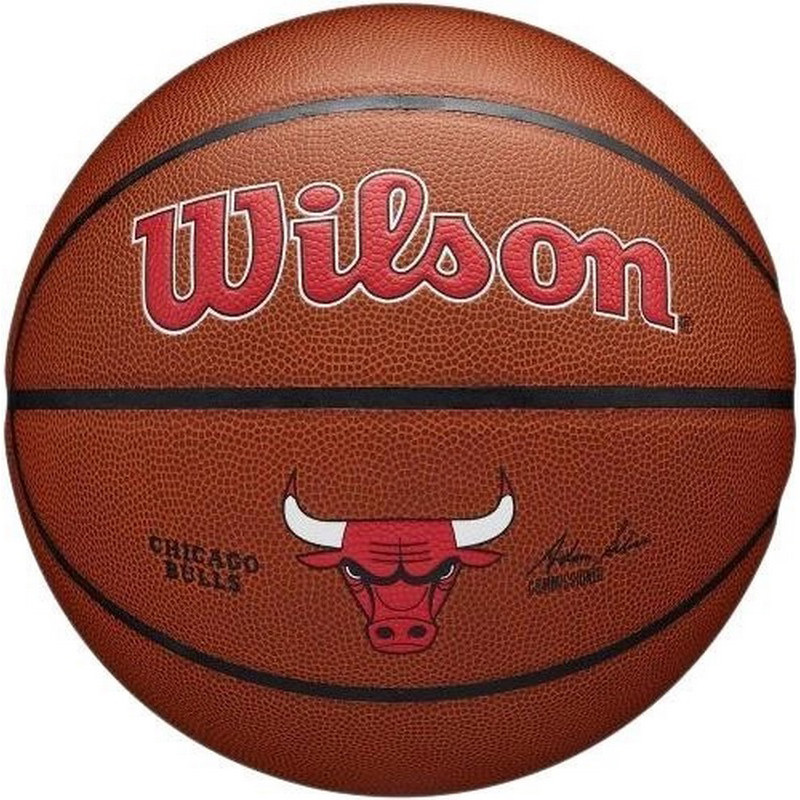 Мяч баскетбольный NBA TEAM COMPOSITE BSKT CHI BULLS Wilson WTB3100XBCHI № 7