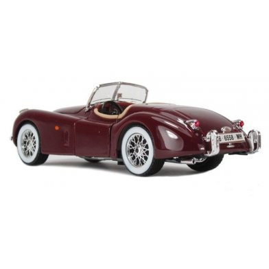 Автомодель - JAGUAR XK 120 (1951) (ассорти вишневый, серебристый)