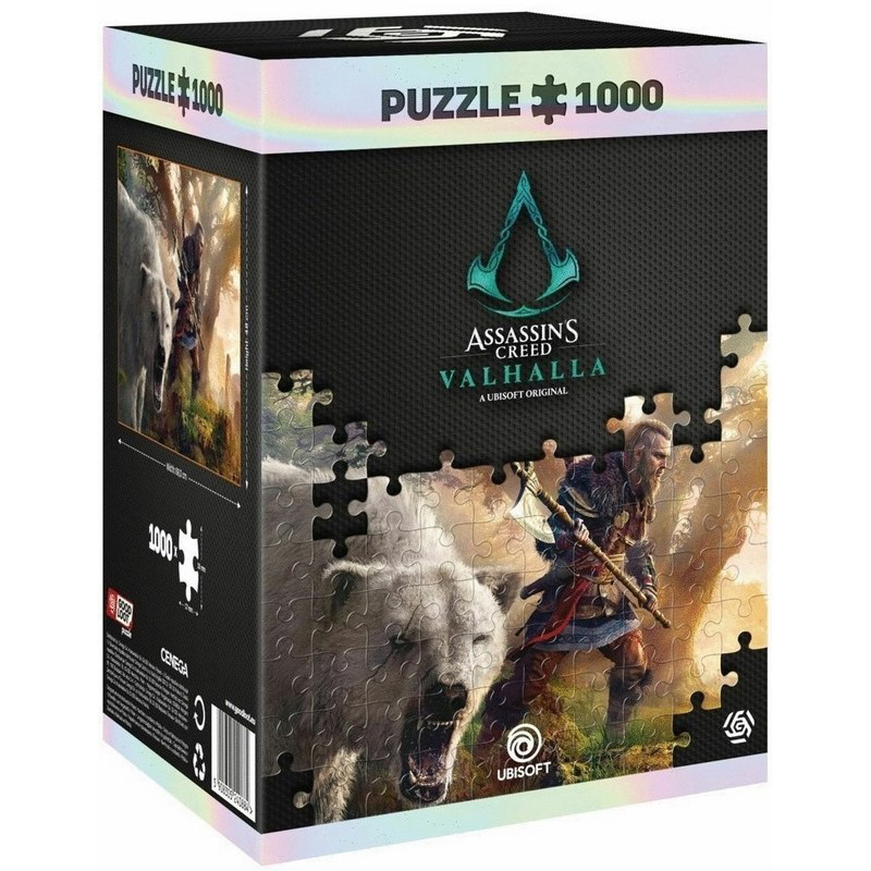 Пазл класичний Assassins Creed Valhalla: Eivor & Polar Bear Puzzles GoodLoot 5908305240884, 1000 елементів