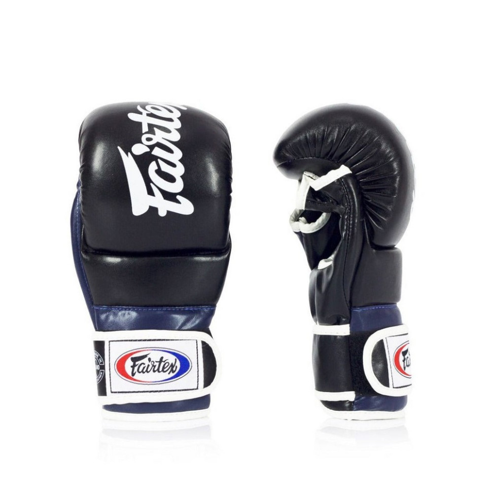 Рукавиці греплінгові для ММА FGV18 Fairtex FGV18_M_Black/Blue, розмір M