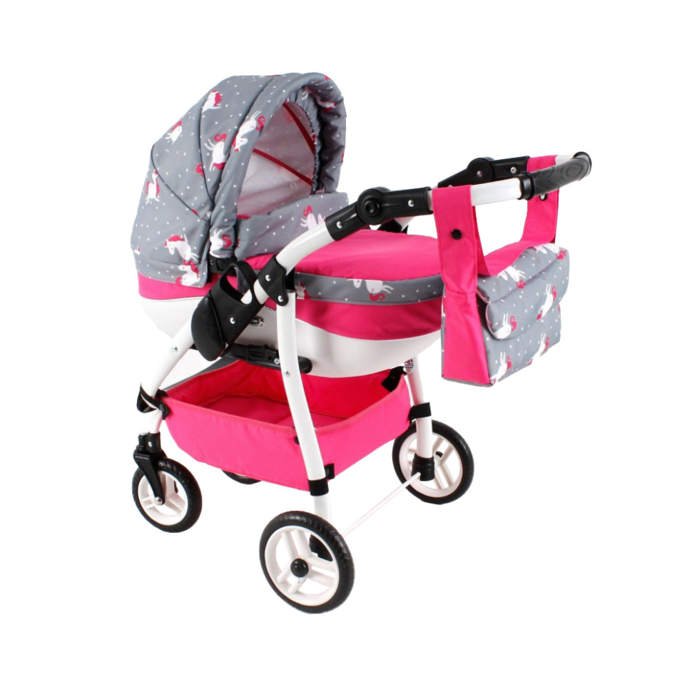 Коляска для куклы Adbor Lily Sport LS-24 с сумкой