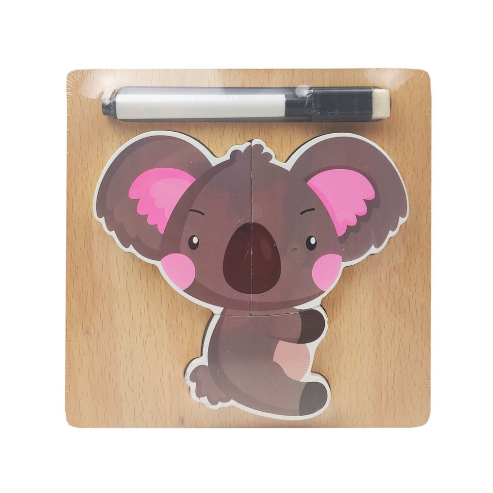 Дерев'яна іграшка Пазли Bambi MD 2525
