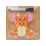 Дерев'яна іграшка Пазли Bambi MD 2525