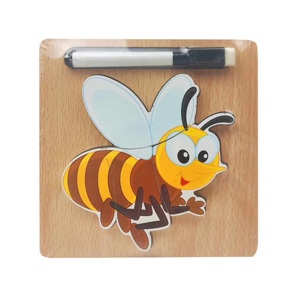 Дерев'яна іграшка Пазли Bambi MD 2525