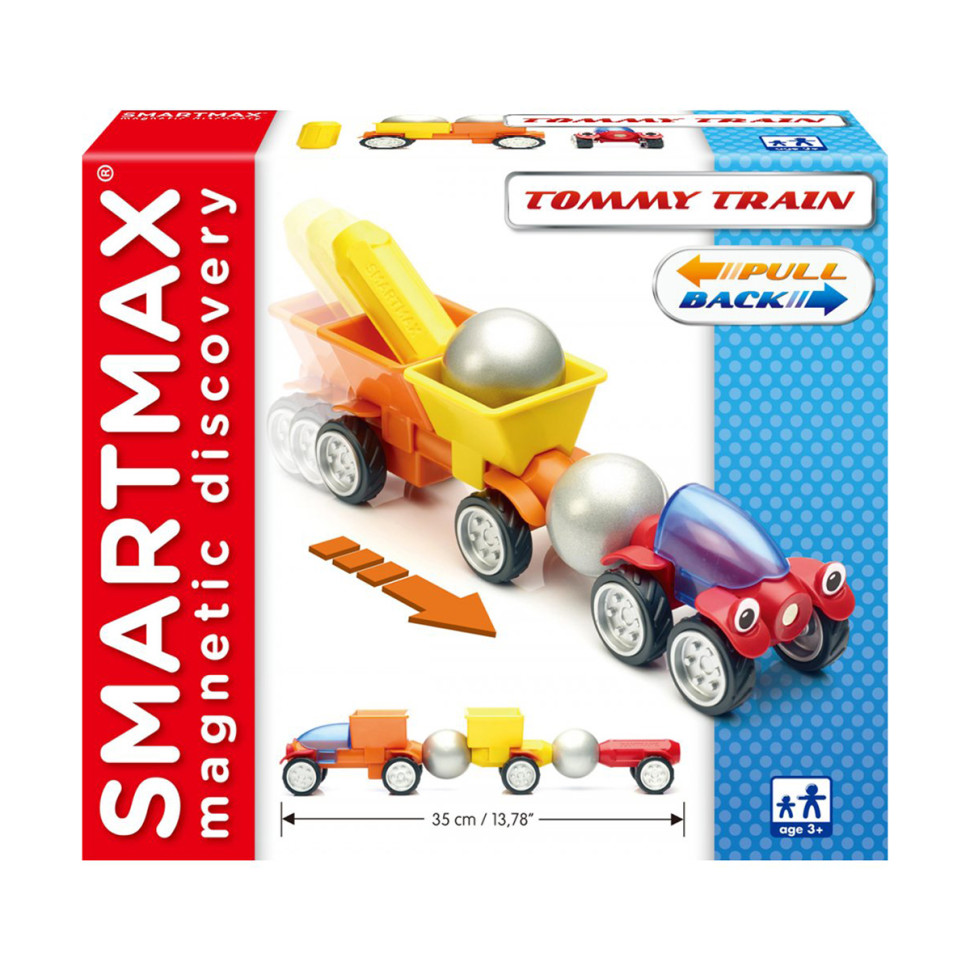 Магнитный конструктор Поезд Томми Smartmax SMX 209, 11 деталей