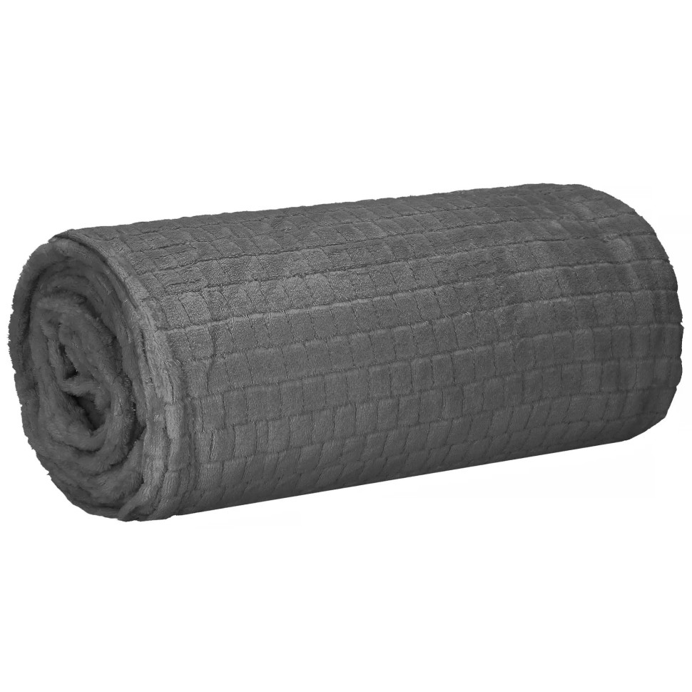 Плед-покрывало Extra Soft Springos HA7106 серый 130x180 см