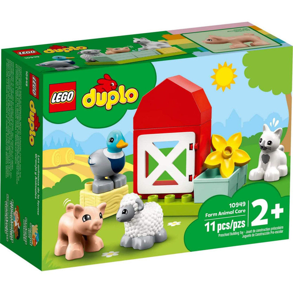 Конструктор LEGO DUPLO Догляд за тваринами на фермі 10949