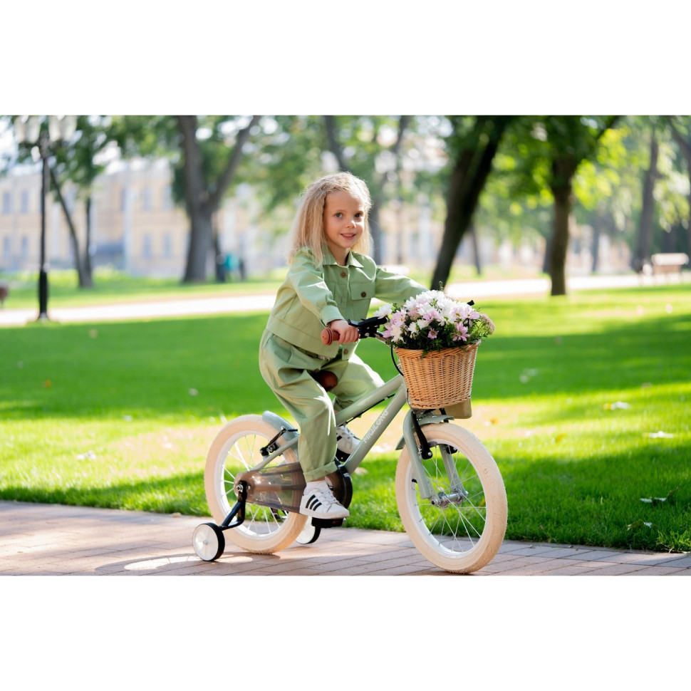 Дитячий велосипед Miqilong RM Оливковий 16` ATW-RM16-OLIVE