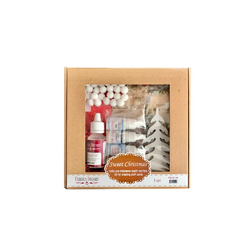 Набір для створення Різдвяних листівок 