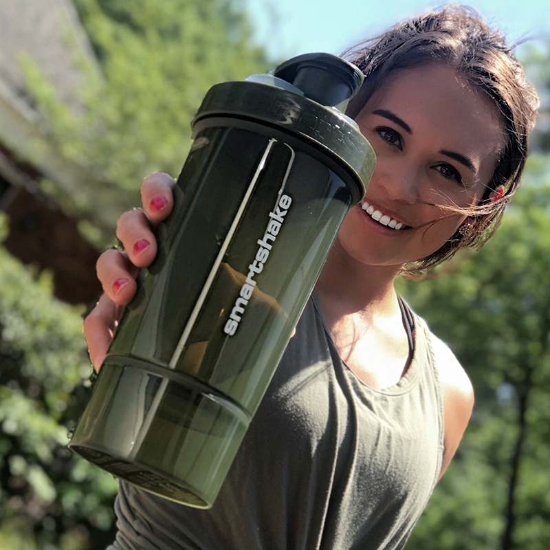 Шейкер спортивный Original2GO One SmartShake 10581002 Army Green 800 мл