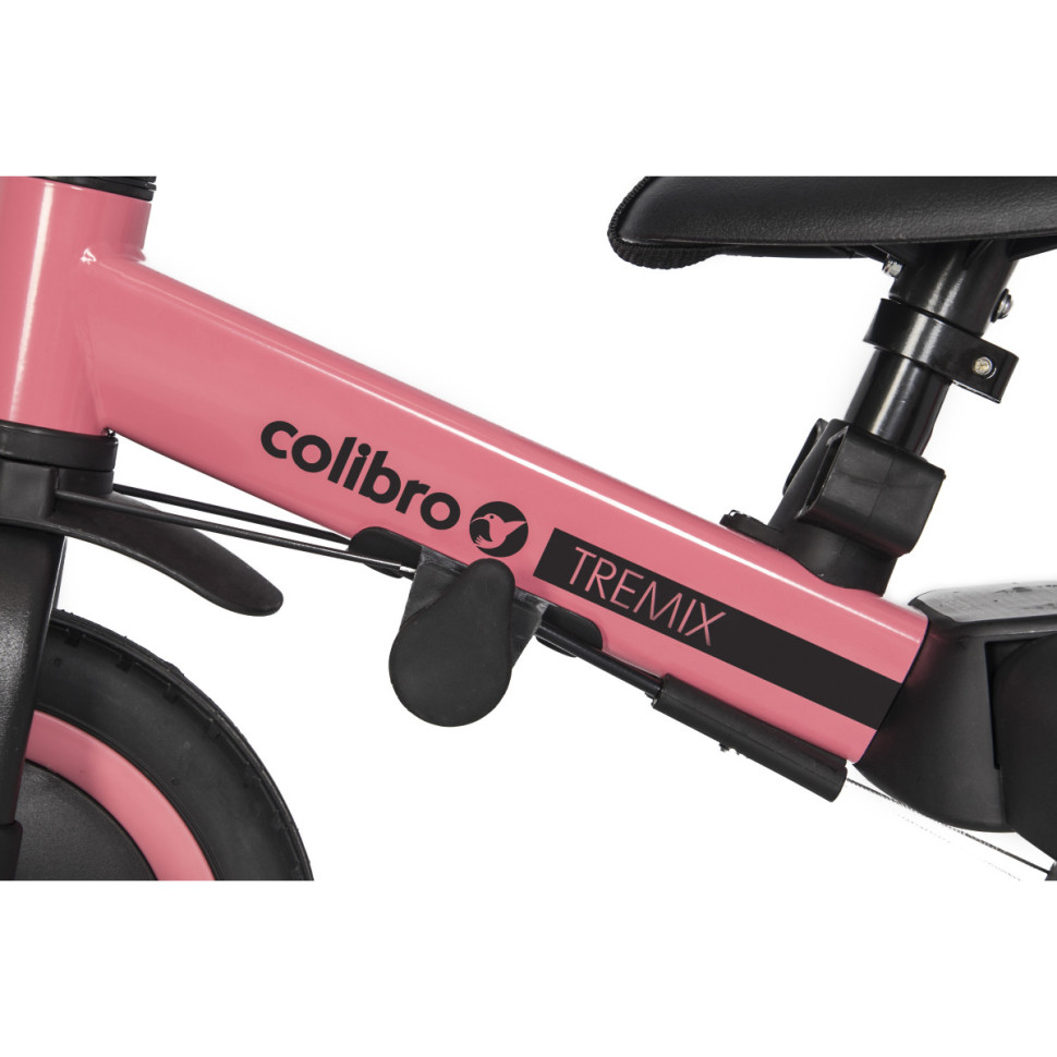 Велосипед триколісний Colibro CT-43-04 TREMIX UP Rose, рожевий