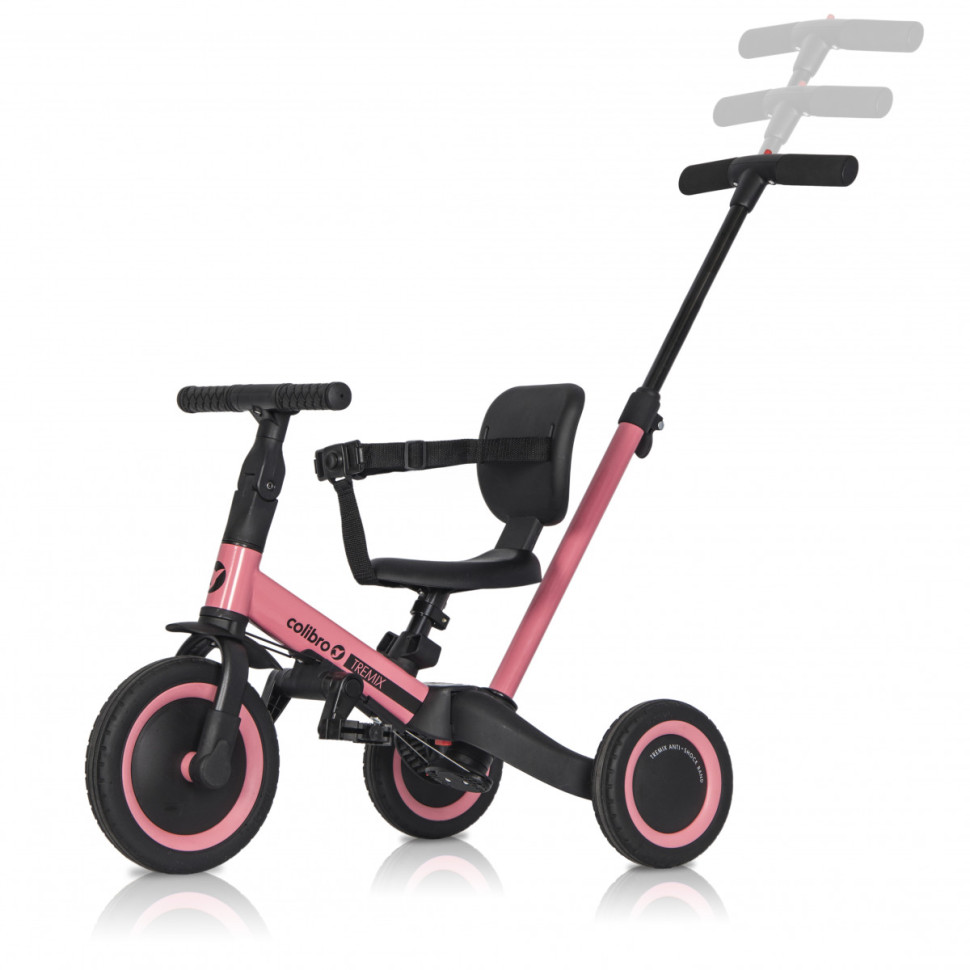 Велосипед триколісний Colibro CT-43-04 TREMIX UP Rose, рожевий