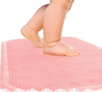 Антискользящий коврик XL, 75*34,5 розовый 071113_004