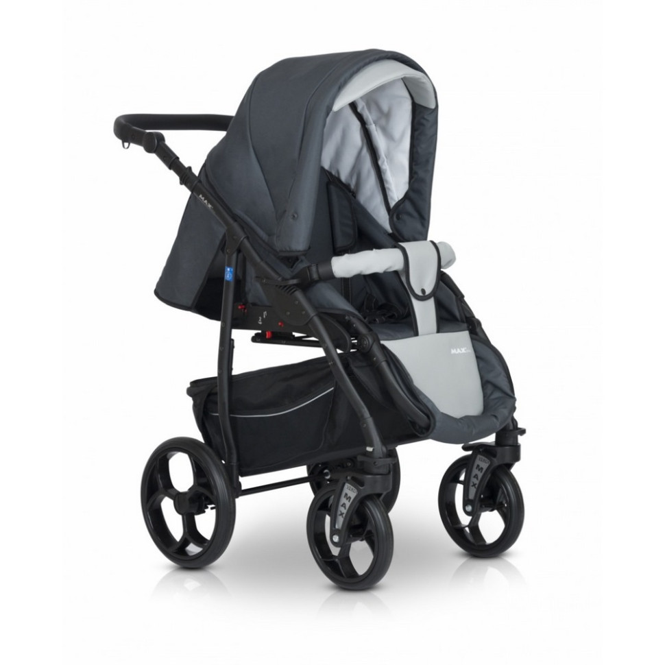 Коляска 3 в 1 Max Plus Verdi 9023-VMP-03, серый
