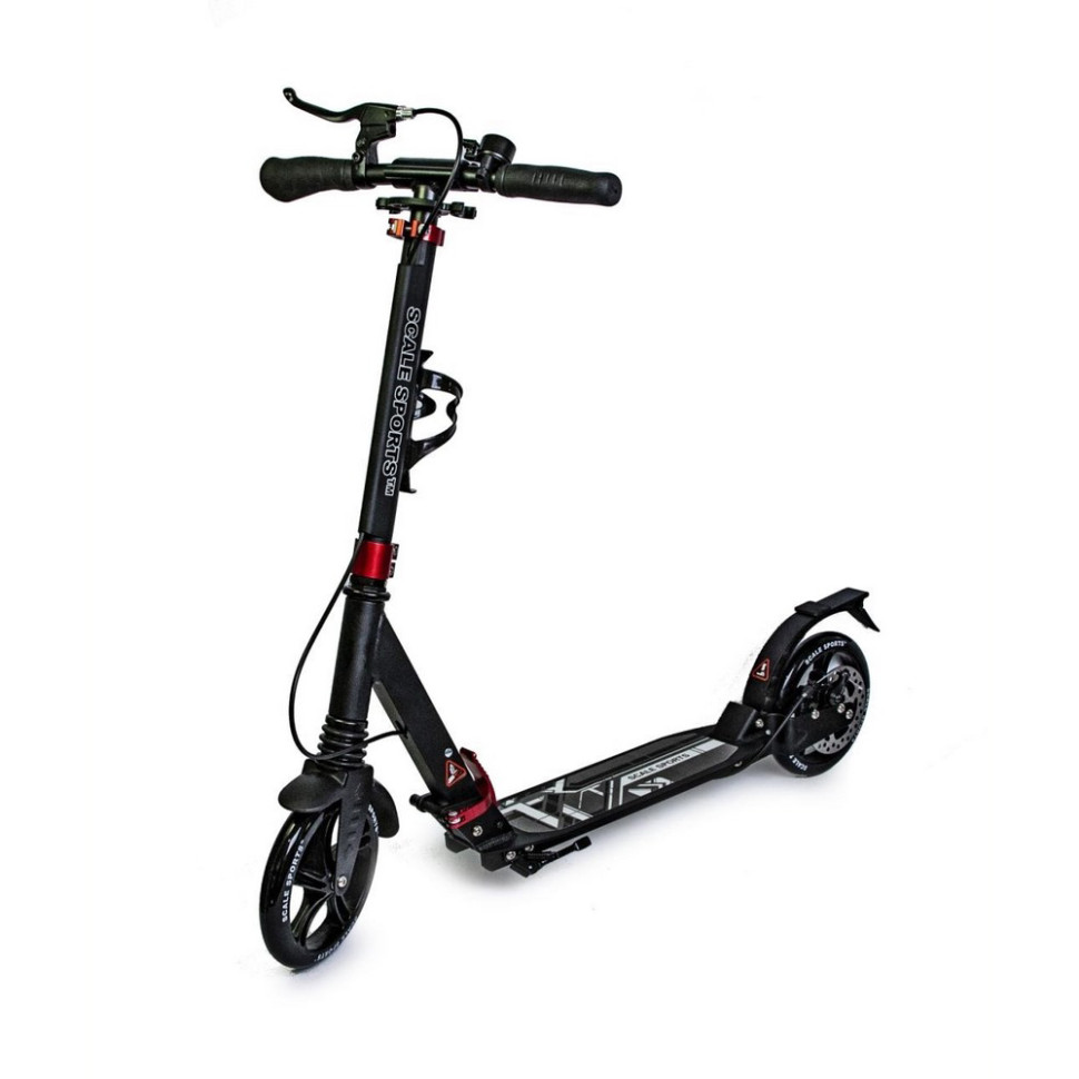 Детский самокат 2-х колесный SS-04 Scale Sports SS04BLACK до 100 кг
