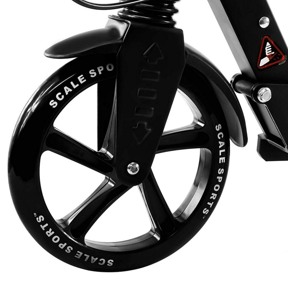 Детский самокат 2-х колесный SS-04 Scale Sports SS04BLACK до 100 кг