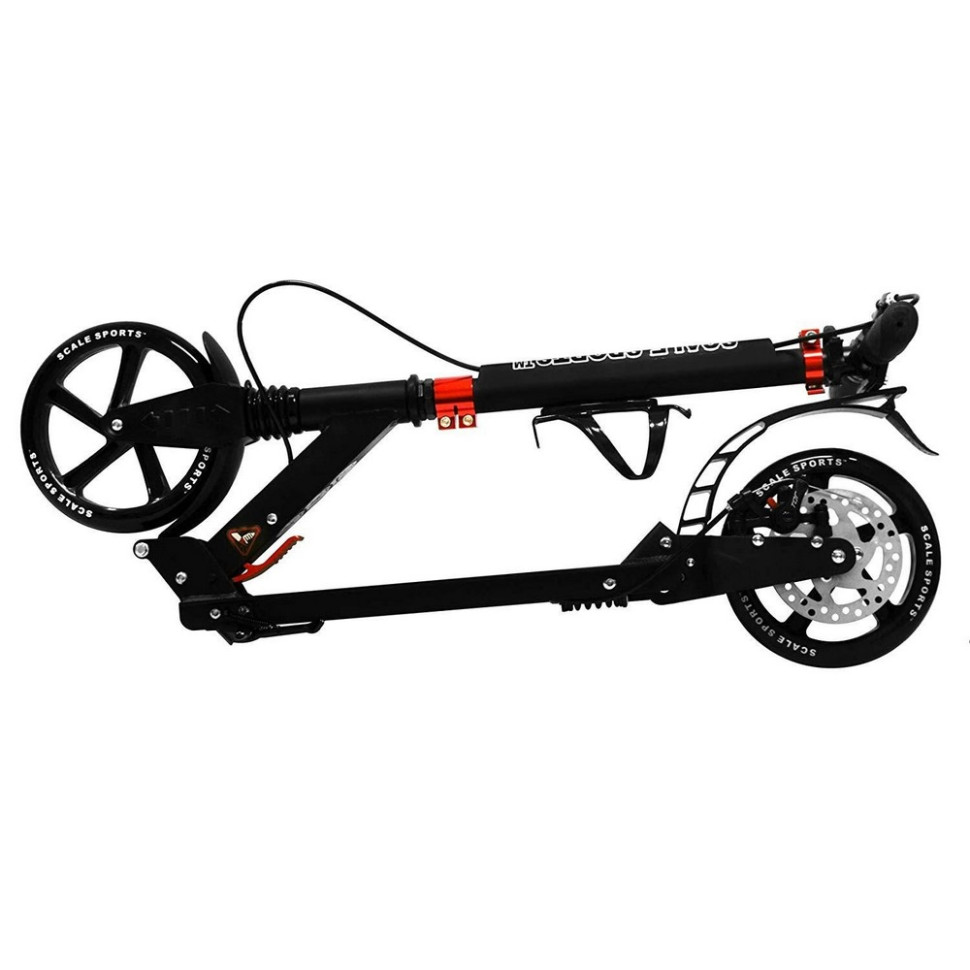 Детский самокат 2-х колесный SS-04 Scale Sports SS04BLACK до 100 кг
