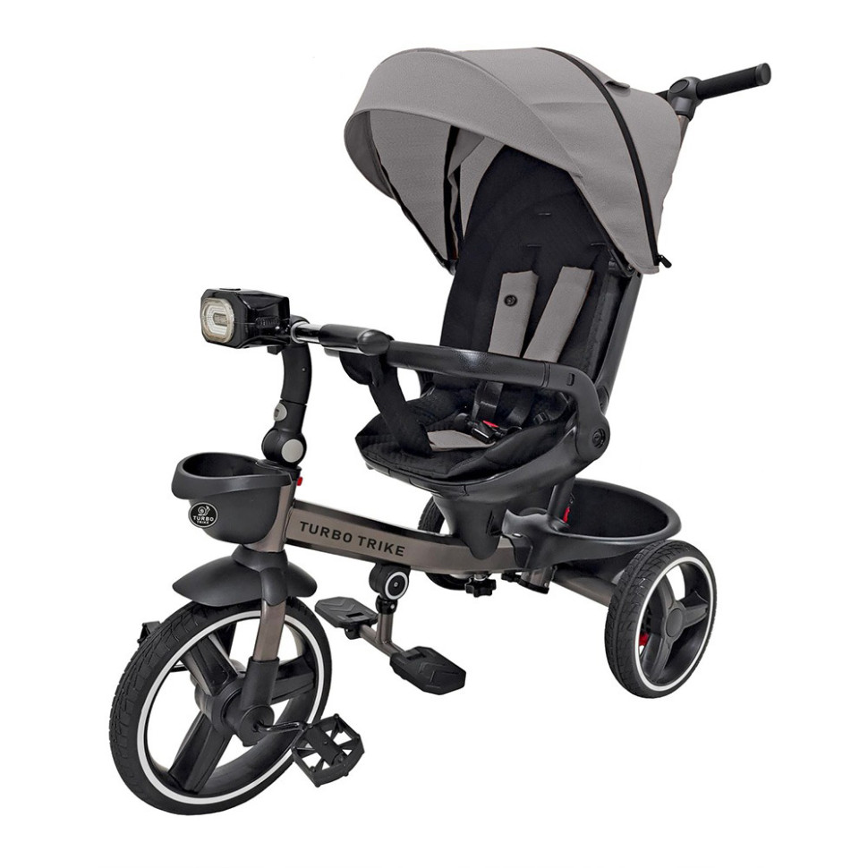 Детский трехколесный велосипед Turbotrike MT 1002-8 серый