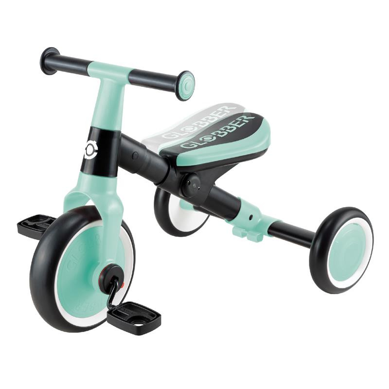 Велосипед дитячий LEARNING TRIKE 2в1 GLOBBER 735-206 м'ятний, до 20кг, 3 колеса