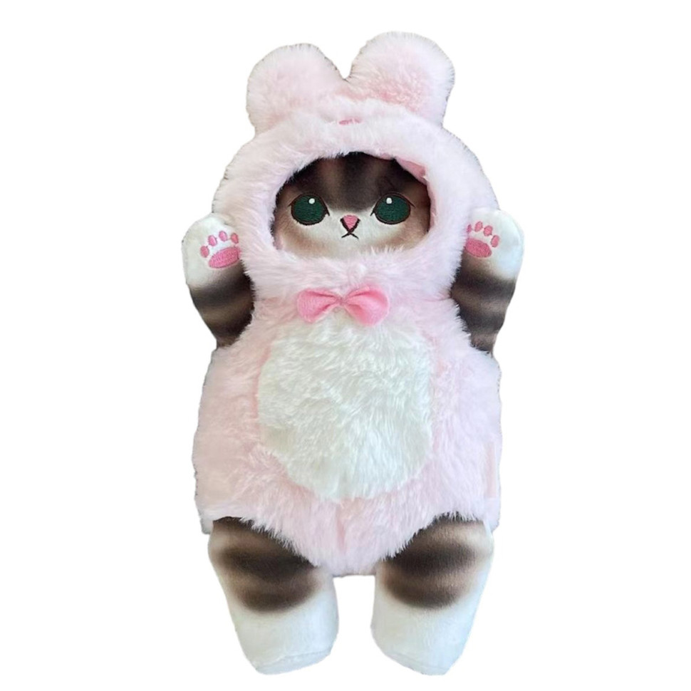 Мягкая игрушка Котик-зайчик Anime Cat Mofusand Plush Toys Bambi ZZ-19-2, 25 см