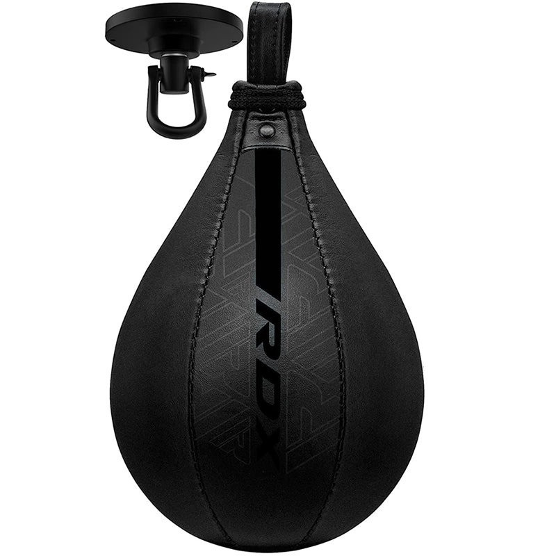 Пневмогруша боксерська F6 KARA SPEED BALL + swivel Matte RDX Inc Limited 2SBR-F6MB, Black