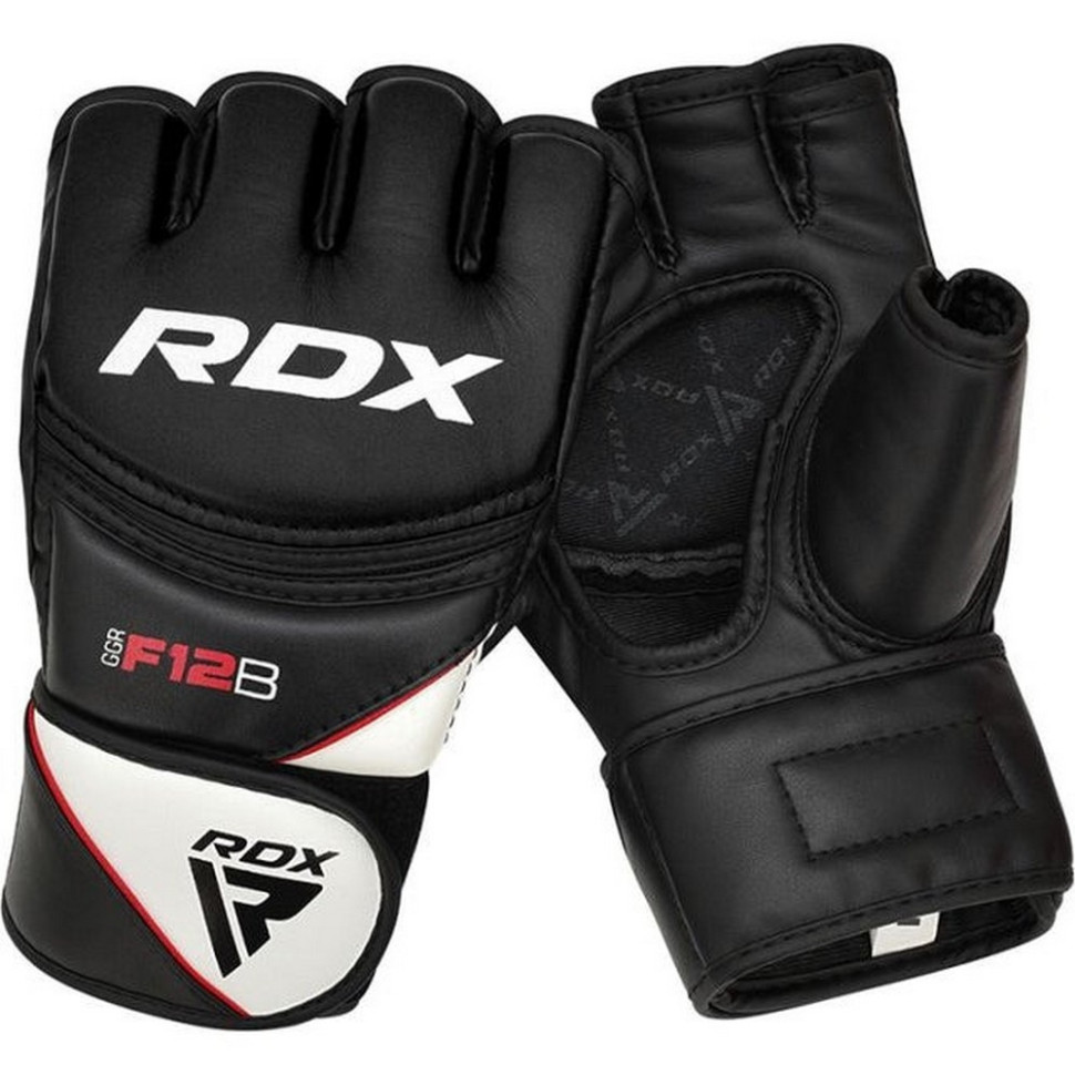 Рукавиці для ММА F12 Model GGRF RDX Inc Limited GGR-F12B-S, Black, S (капа у комплекті)