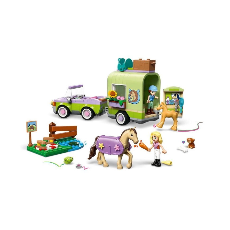Конструктор Прицеп для лошади и жеребенка LEGO Friends 42695, 269 деталей