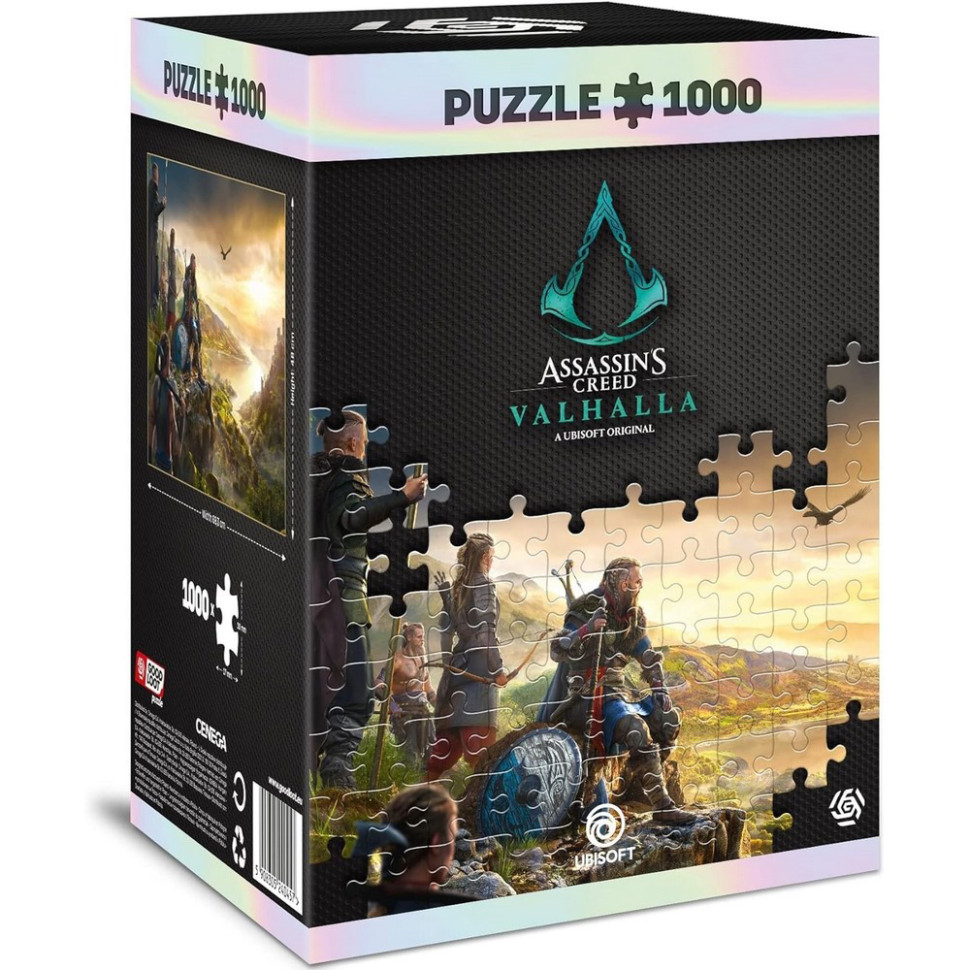 Пазл классический Assassins Creed Valhalla: Vista of England puzzles GoodLoot 5908305240457, 1000 элементов