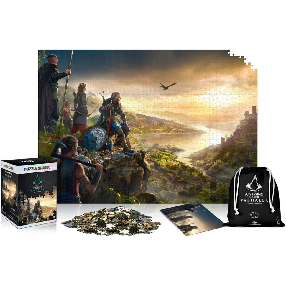 Пазл классический Assassins Creed Valhalla: Vista of England puzzles GoodLoot 5908305240457, 1000 элементов