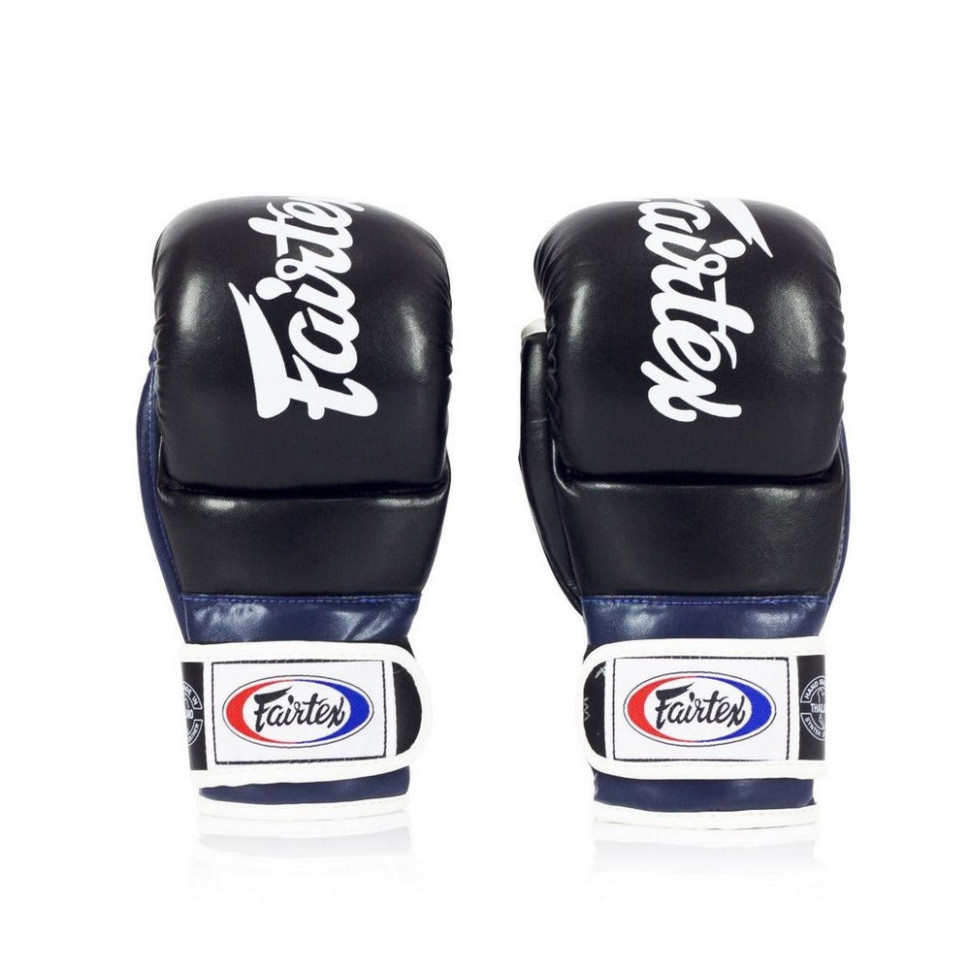 Рукавиці греплінгові для ММА FGV18 Fairtex FGV18_XL_Black/Blue, розмір XL