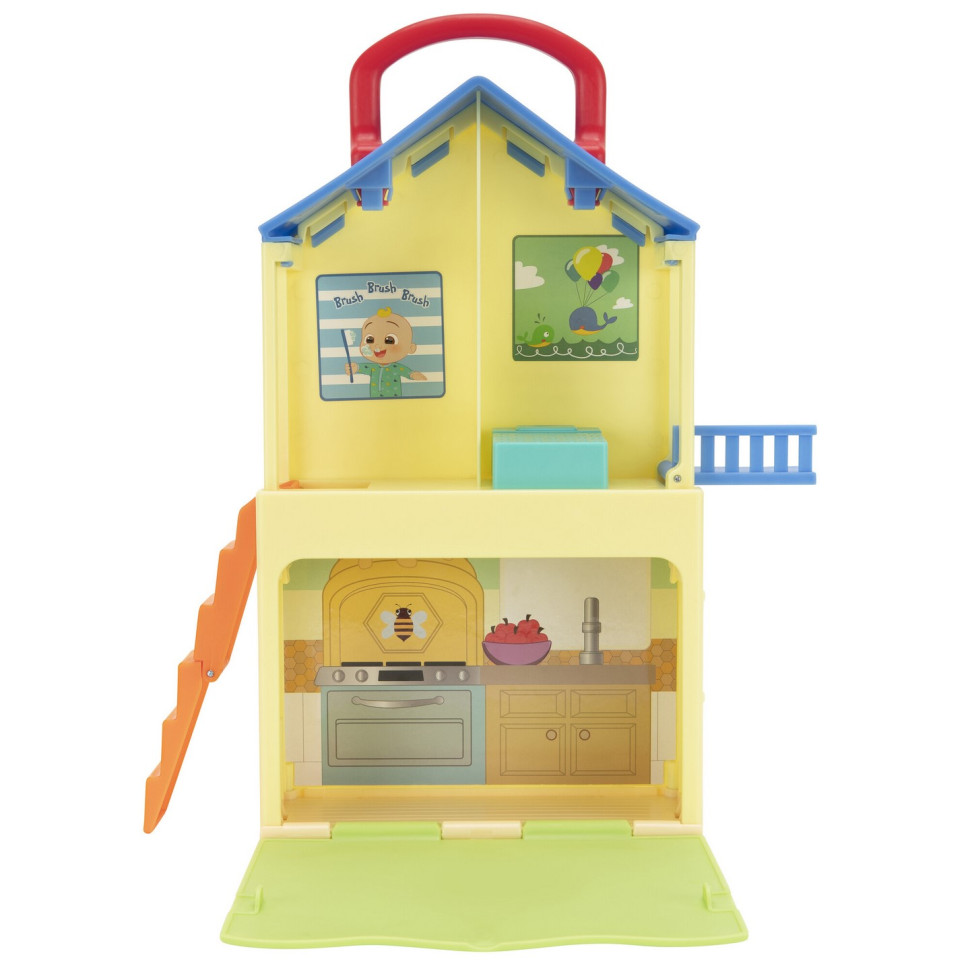 Ігровий набір CoComelon Medium Playset Pop n' Play House - 2 фігурки та 5 аксесуарів CMW0109