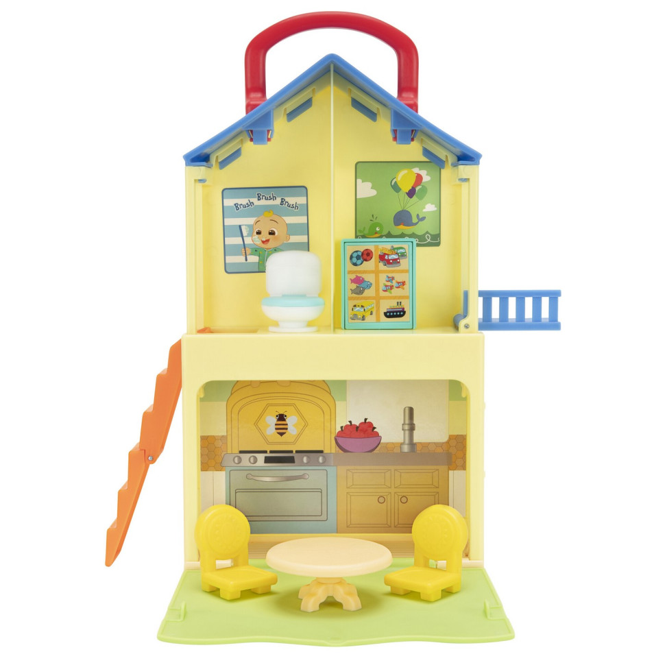 Ігровий набір CoComelon Medium Playset Pop n' Play House - 2 фігурки та 5 аксесуарів CMW0109