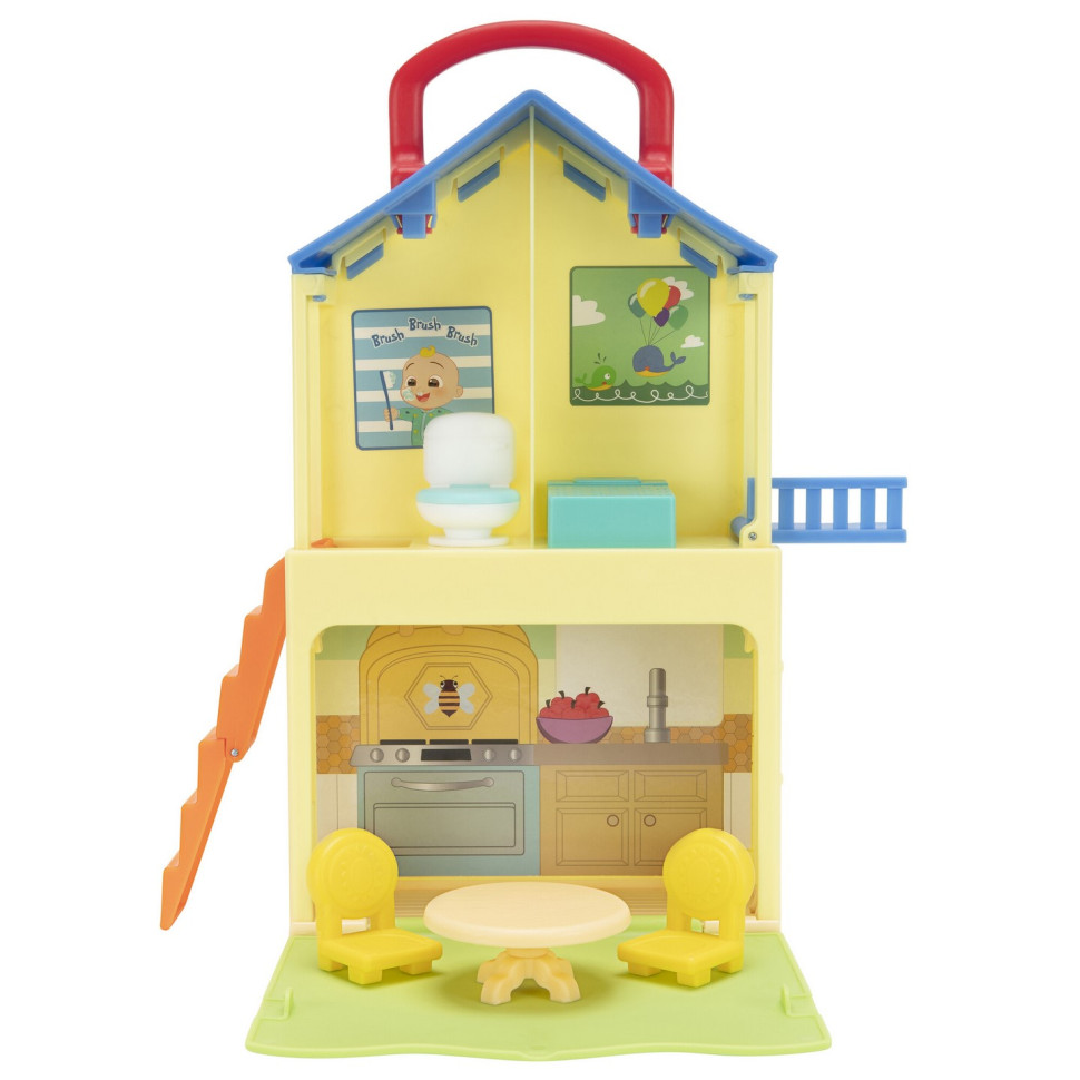 Ігровий набір CoComelon Medium Playset Pop n' Play House - 2 фігурки та 5 аксесуарів CMW0109