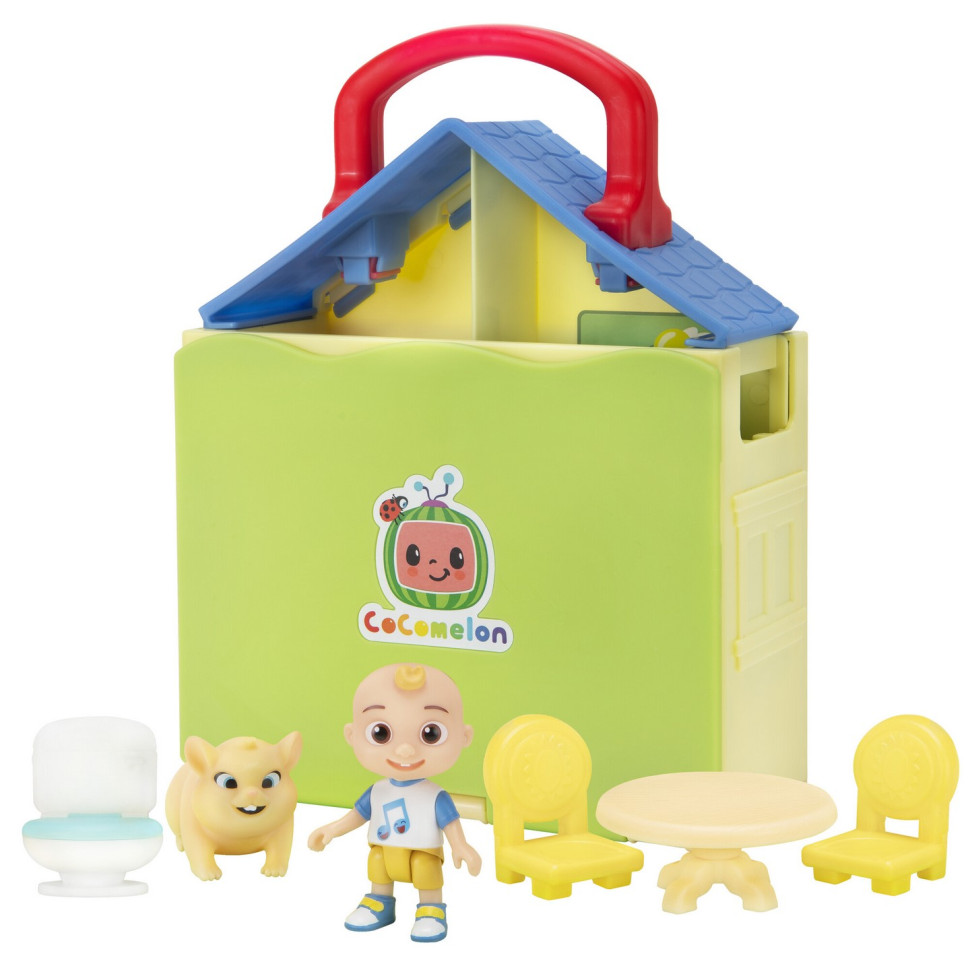 Ігровий набір CoComelon Medium Playset Pop n' Play House - 2 фігурки та 5 аксесуарів CMW0109