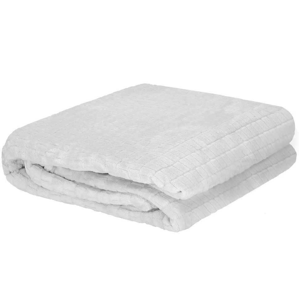 Плед-покрывало Extra Soft Springos HA7107 белый 130x180 см