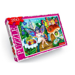 Пазл дитячий "Фея" Danko Toys C260-12-07, 260 елементів