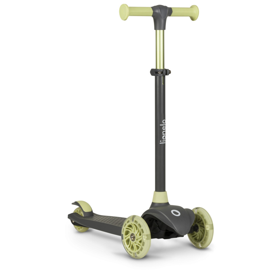 Детский самокат трехколесный JESSY Lionelo 69842081 GREY GREEN