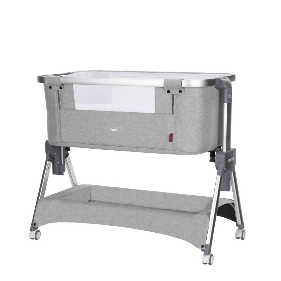 Дитяче ліжечко Aria Carrello CRL-16402 Silver Grey