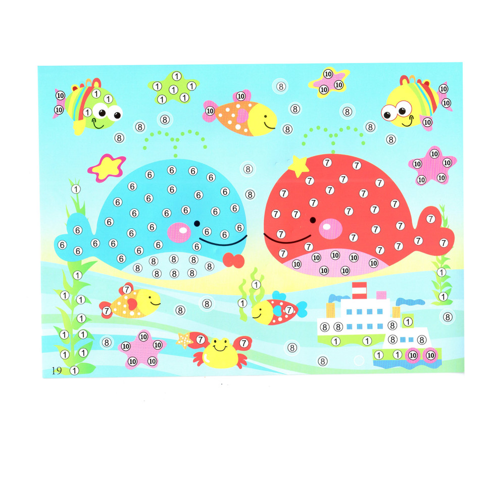 Дитяча мозаїка за номерами 