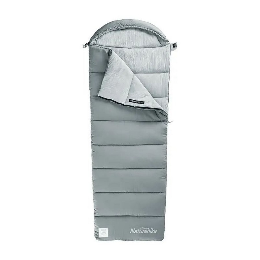 Спальник с капюшоном M300 NH20MSD02 Naturehike 6927595702383 левый, серый