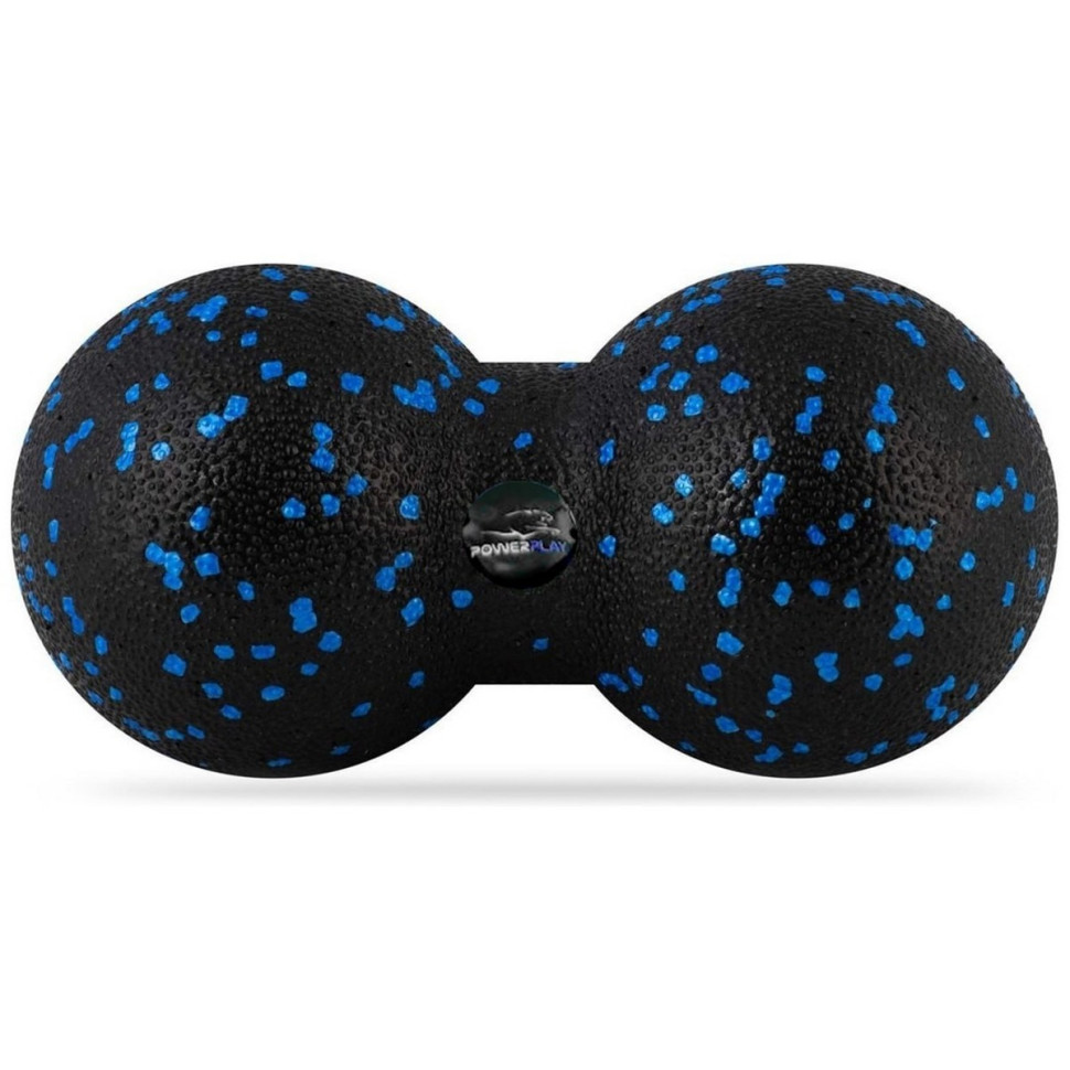 Набор мячей для массажа и йоги PowerPlay PP_4090_Blue, комплект из 2 штук