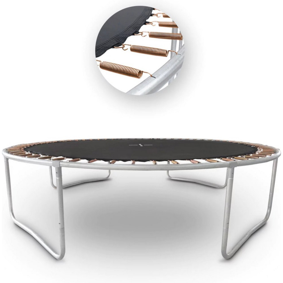 Батут з внутрішньою сіткою Inside Net Outtec V312184, 374 см, чорний