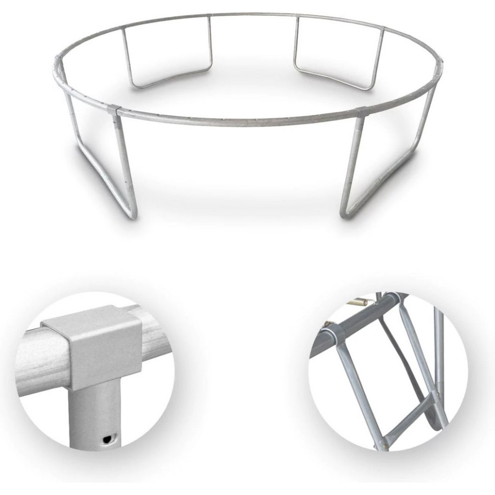 Батут з внутрішньою сіткою Inside Net Outtec V312184, 374 см, чорний