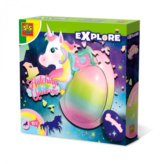 Игровой набор Растущая игрушка Единорог SES Creative 25121S в яйце