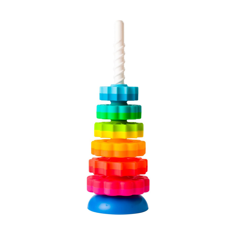 Пирамидка винтовая тактильная Fat Brain Toys F110ML SpinAgain