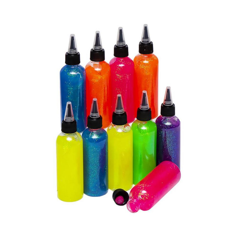 Клей с блестками COLOR-IT 120SP баночки 120мл 6 цветов                                                                 