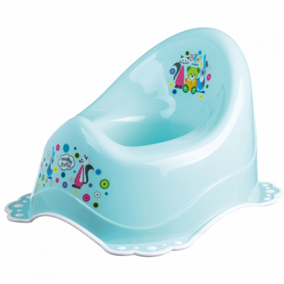 Горщик дитячий Bear&Friends 2K Maltex 5313_39 mint-white